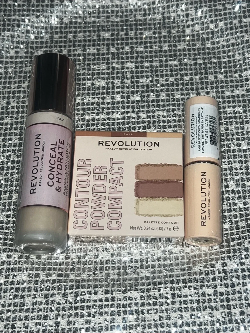 NIB Makeup Revolution 3pc Fair Face Bundle -